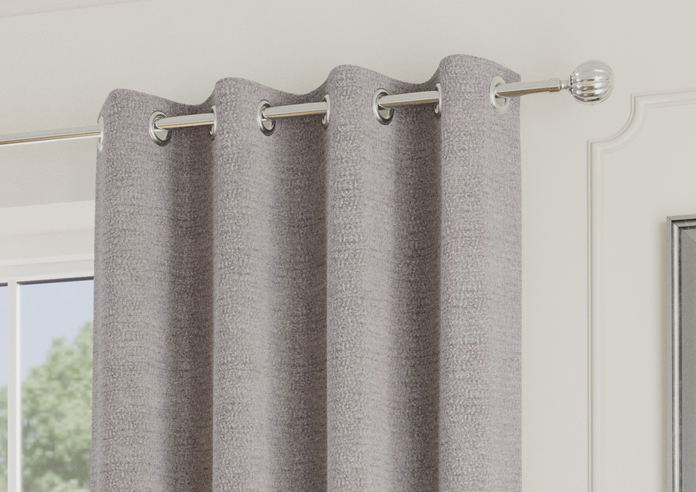 Royale Eyelet, Silver - Ready Made Curtains - Image 9